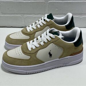 NEW - Ralph Lauren -Masters Court Leather-Suede Sneaker - Mens 7